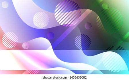 Futuristic Background With Color Gradient Geometric Shape for Your Design Landing Page, Ad, Banner, Cover Page. Vector Illustration with Color Gradient.