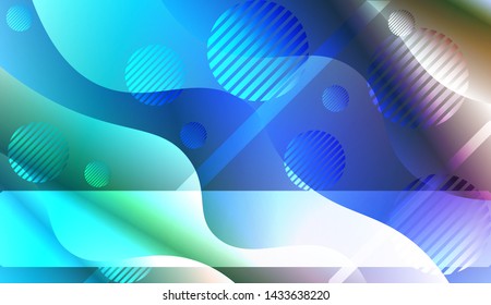 Futuristic Background With Color Gradient Geometric Shape for Your Design Landing Page, Ad, Banner, Cover Page. Vector Illustration with Color Gradient.