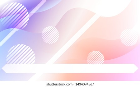 Futuristic Background With Color Gradient Geometric Shape for Your Design Landing Page, Ad, Banner, Cover Page. Vector Illustration with Color Gradient.