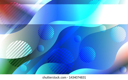 Futuristic Background With Color Gradient Geometric Shape for Your Design Landing Page, Ad, Banner, Cover Page. Vector Illustration with Color Gradient.