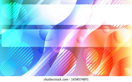 Futuristic Background With Color Gradient Geometric Shape for Your Design Landing Page, Ad, Banner, Cover Page. Vector Illustration with Color Gradient.