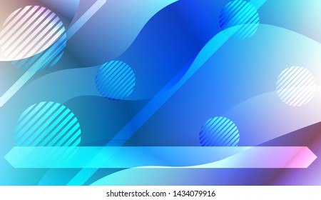Futuristic Background With Color Gradient Geometric Shape for Your Design Landing Page, Ad, Banner, Cover Page. Vector Illustration with Color Gradient.