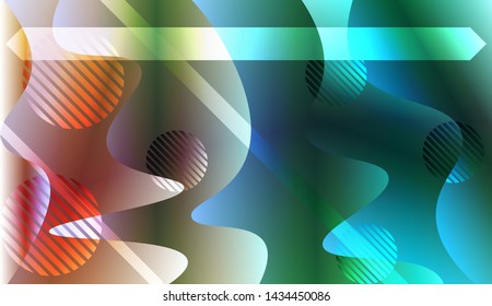 Futuristic Background With Color Gradient Geometric Shape for Your Design Landing Page, Ad, Banner, Cover Page. Vector Illustration with Color Gradient.