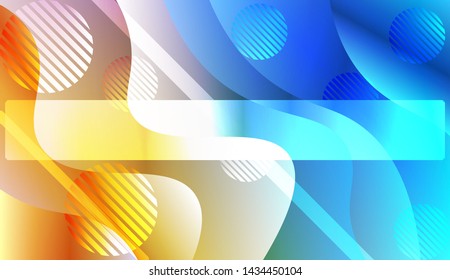 Futuristic Background With Color Gradient Geometric Shape for Your Design Landing Page, Ad, Banner, Cover Page. Vector Illustration with Color Gradient.