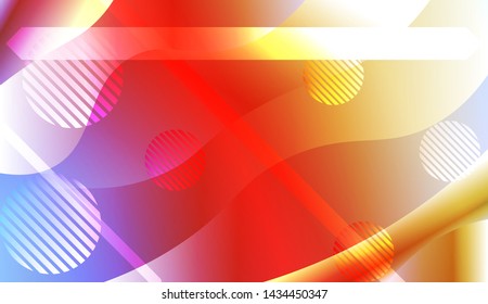 Futuristic Background With Color Gradient Geometric Shape for Your Design Landing Page, Ad, Banner, Cover Page. Vector Illustration with Color Gradient.