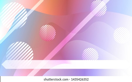 Futuristic Background With Color Gradient Geometric Shape for Your Design Landing Page, Ad, Banner, Cover Page. Vector Illustration with Color Gradient.