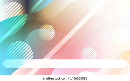 Futuristic Background With Color Gradient Geometric Shape for Your Design Landing Page, Ad, Banner, Cover Page. Vector Illustration with Color Gradient.