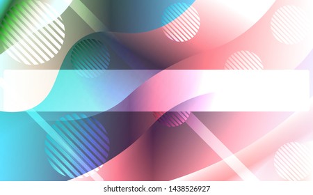 Futuristic Background With Color Gradient Geometric Shape for Your Design Landing Page, Ad, Banner, Cover Page. Vector Illustration with Color Gradient.