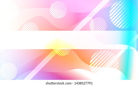 Futuristic Background With Color Gradient Geometric Shape for Your Design Landing Page, Ad, Banner, Cover Page. Vector Illustration with Color Gradient.