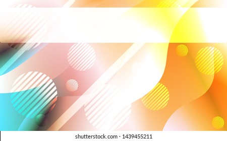 Futuristic Background With Color Gradient Geometric Shape for Your Design Landing Page, Ad, Banner, Cover Page. Vector Illustration with Color Gradient.