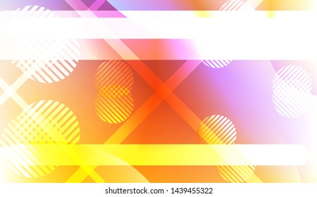 Futuristic Background With Color Gradient Geometric Shape for Your Design Landing Page, Ad, Banner, Cover Page. Vector Illustration with Color Gradient.
