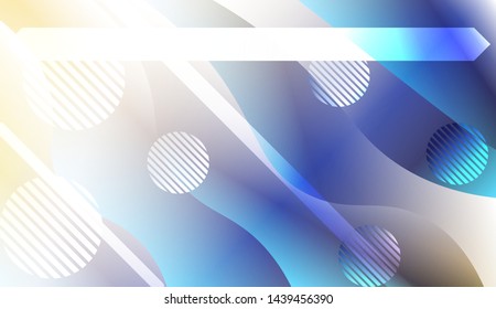 Futuristic Background With Color Gradient Geometric Shape for Your Design Landing Page, Ad, Banner, Cover Page. Vector Illustration with Color Gradient.