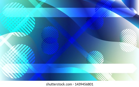 Futuristic Background With Color Gradient Geometric Shape for Your Design Landing Page, Ad, Banner, Cover Page. Vector Illustration with Color Gradient.