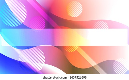 Futuristic Background With Color Gradient Geometric Shape for Your Design Landing Page, Ad, Banner, Cover Page. Vector Illustration with Color Gradient.