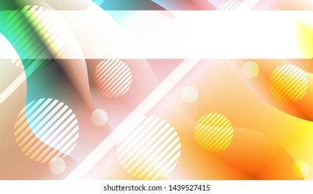 Futuristic Background With Color Gradient Geometric Shape for Your Design Landing Page, Ad, Banner, Cover Page. Vector Illustration with Color Gradient.