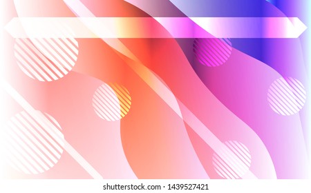 Futuristic Background With Color Gradient Geometric Shape for Your Design Landing Page, Ad, Banner, Cover Page. Vector Illustration with Color Gradient.