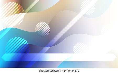 Futuristic Background With Color Gradient Geometric Shape for Your Design Landing Page, Ad, Banner, Cover Page. Vector Illustration with Color Gradient.