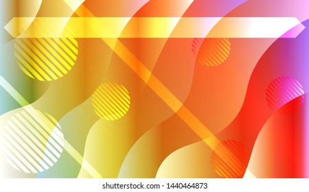 Futuristic Background With Color Gradient Geometric Shape for Your Design Landing Page, Ad, Banner, Cover Page. Vector Illustration with Color Gradient.