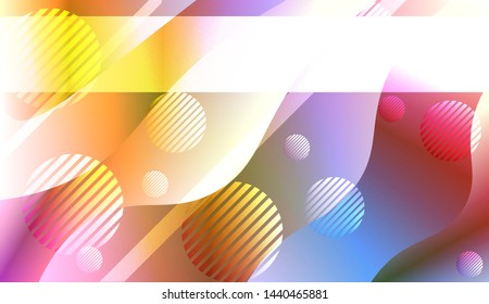Futuristic Background With Color Gradient Geometric Shape for Your Design Landing Page, Ad, Banner, Cover Page. Vector Illustration with Color Gradient.