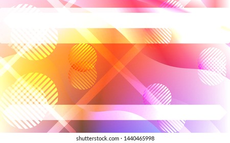 Futuristic Background With Color Gradient Geometric Shape for Your Design Landing Page, Ad, Banner, Cover Page. Vector Illustration with Color Gradient.