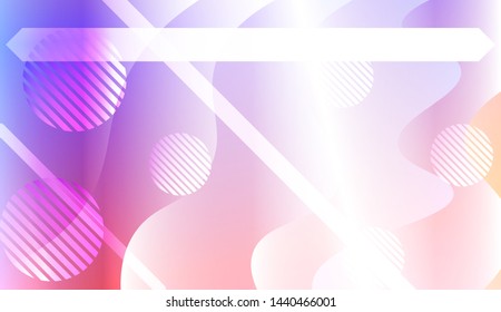 Futuristic Background With Color Gradient Geometric Shape for Your Design Landing Page, Ad, Banner, Cover Page. Vector Illustration with Color Gradient.