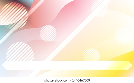 Futuristic Background With Color Gradient Geometric Shape for Your Design Landing Page, Ad, Banner, Cover Page. Vector Illustration with Color Gradient.