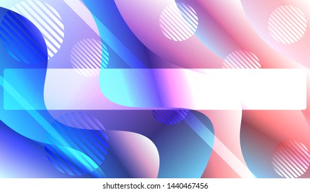 Futuristic Background With Color Gradient Geometric Shape for Your Design Landing Page, Ad, Banner, Cover Page. Vector Illustration with Color Gradient.