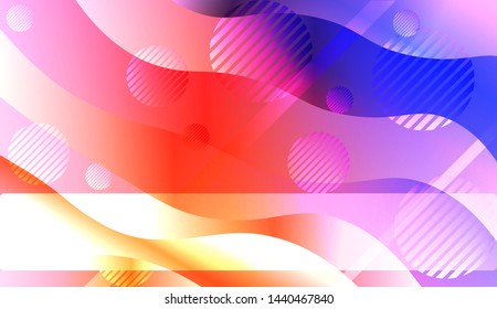 Futuristic Background With Color Gradient Geometric Shape for Your Design Landing Page, Ad, Banner, Cover Page. Vector Illustration with Color Gradient.