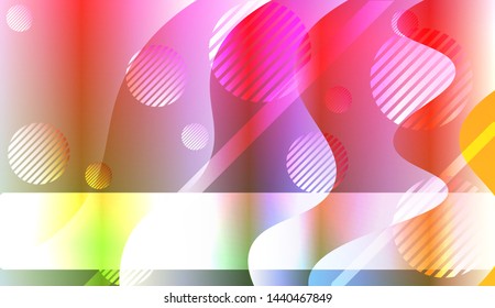 Futuristic Background With Color Gradient Geometric Shape for Your Design Landing Page, Ad, Banner, Cover Page. Vector Illustration with Color Gradient.