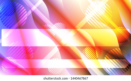 Futuristic Background With Color Gradient Geometric Shape for Your Design Landing Page, Ad, Banner, Cover Page. Vector Illustration with Color Gradient.