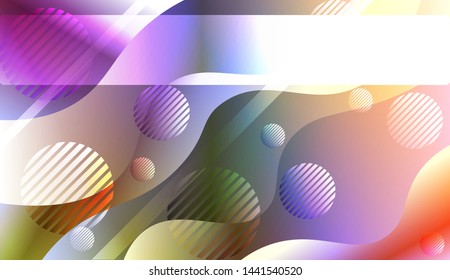 Futuristic Background With Color Gradient Geometric Shape for Your Design Landing Page, Ad, Banner, Cover Page. Vector Illustration with Color Gradient.