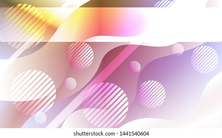 Futuristic Background With Color Gradient Geometric Shape for Your Design Landing Page, Ad, Banner, Cover Page. Vector Illustration with Color Gradient.