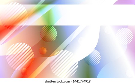 Futuristic Background With Color Gradient Geometric Shape for Your Design Landing Page, Ad, Banner, Cover Page. Vector Illustration with Color Gradient.