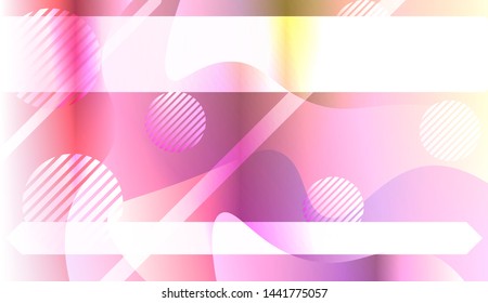 Futuristic Background With Color Gradient Geometric Shape for Your Design Landing Page, Ad, Banner, Cover Page. Vector Illustration with Color Gradient.