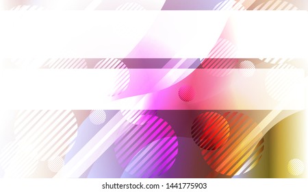 Futuristic Background With Color Gradient Geometric Shape for Your Design Landing Page, Ad, Banner, Cover Page. Vector Illustration with Color Gradient.