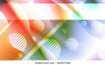 Futuristic Background With Color Gradient Geometric Shape for Your Design Landing Page, Ad, Banner, Cover Page. Vector Illustration with Color Gradient.