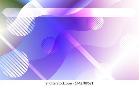 Futuristic Background With Color Gradient Geometric Shape for Your Design Landing Page, Ad, Banner, Cover Page. Vector Illustration with Color Gradient.