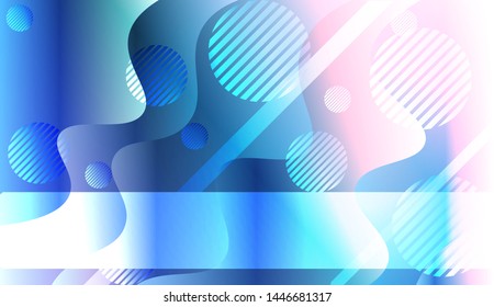 Futuristic Background With Color Gradient Geometric Shape for Your Design Landing Page, Ad, Banner, Cover Page. Vector Illustration with Color Gradient.