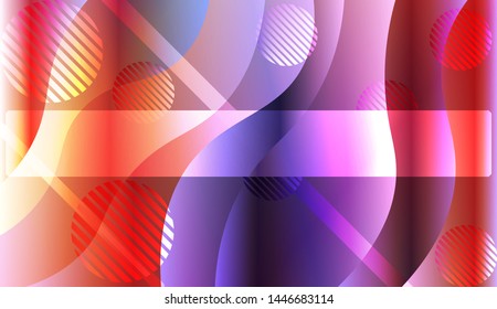 Futuristic Background With Color Gradient Geometric Shape for Your Design Landing Page, Ad, Banner, Cover Page. Vector Illustration with Color Gradient.