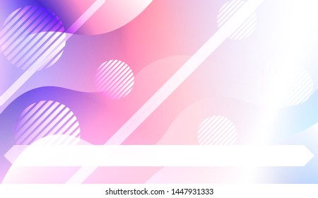 Futuristic Background With Color Gradient Geometric Shape for Your Design Landing Page, Ad, Banner, Cover Page. Vector Illustration with Color Gradient.