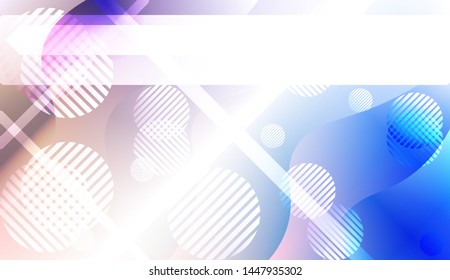 Futuristic Background With Color Gradient Geometric Shape for Your Design Landing Page, Ad, Banner, Cover Page. Vector Illustration with Color Gradient.