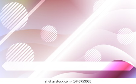 Futuristic Background With Color Gradient Geometric Shape for Your Design Landing Page, Ad, Banner, Cover Page. Vector Illustration with Color Gradient.