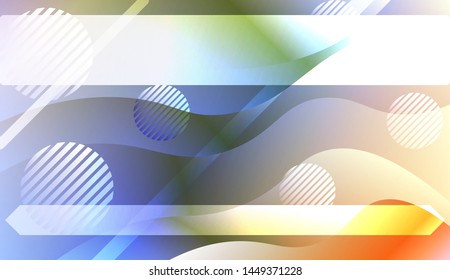 Futuristic Background With Color Gradient Geometric Shape for Your Design Landing Page, Ad, Banner, Cover Page. Vector Illustration with Color Gradient.