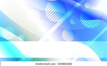 Futuristic Background With Color Gradient Geometric Shape for Your Design Landing Page, Ad, Banner, Cover Page. Vector Illustration with Color Gradient.