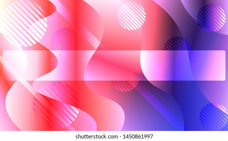 Futuristic Background With Color Gradient Geometric Shape for Your Design Landing Page, Ad, Banner, Cover Page. Vector Illustration with Color Gradient.