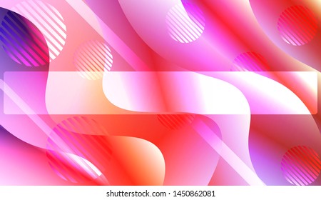 Futuristic Background With Color Gradient Geometric Shape for Your Design Landing Page, Ad, Banner, Cover Page. Vector Illustration with Color Gradient.