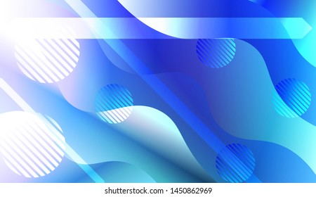 Futuristic Background With Color Gradient Geometric Shape for Your Design Landing Page, Ad, Banner, Cover Page. Vector Illustration with Color Gradient.
