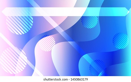 Futuristic Background With Color Gradient Geometric Shape for Your Design Landing Page, Ad, Banner, Cover Page. Vector Illustration with Color Gradient.