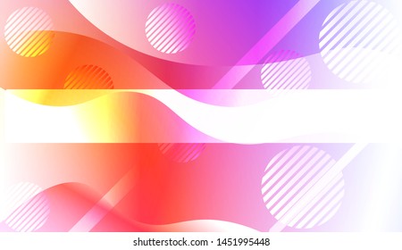 Futuristic Background With Color Gradient Geometric Shape for Your Design Landing Page, Ad, Banner, Cover Page. Vector Illustration with Color Gradient.