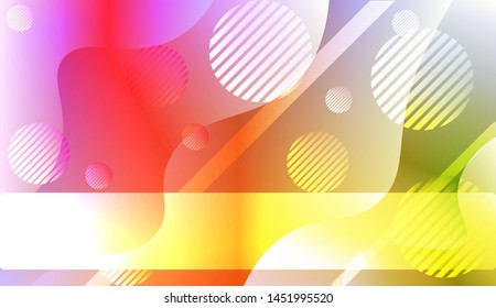Futuristic Background With Color Gradient Geometric Shape for Your Design Landing Page, Ad, Banner, Cover Page. Vector Illustration with Color Gradient.